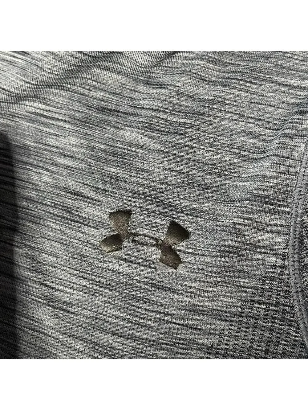 Under Armour Threadborne‎ HeatGear Hoodie Mens Small Blue Fitted Long Sleeve Top